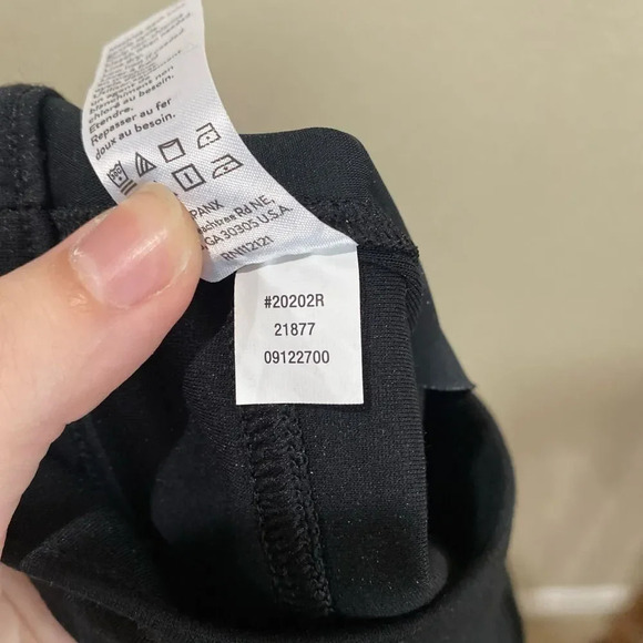 SPANX The Perfect Pant Ankle 4 Pocket Black Ponte Size Small - Picture 9 of 9